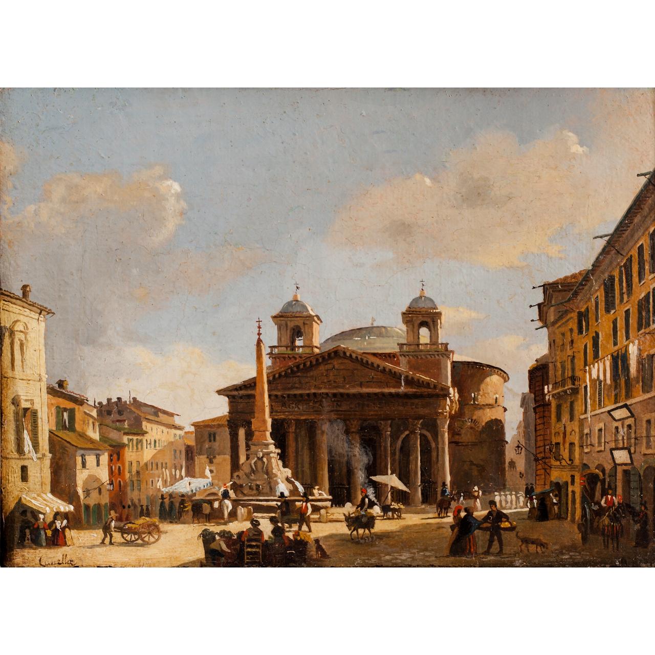 Dipinto: Veduta del Pantheon